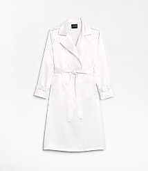 Petite LOFT Versa Satin Trench Coat carousel Product Image 5