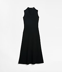 Petite LOFT Versa Crepe Drape Bias Maxi Dress carousel Product Image 5