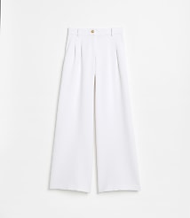 Petite LOFT Versa Crepe Drape Palazzo Pant carousel Product Image 5