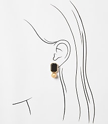 Resin Square Drop Earrings carousel Product Image 2