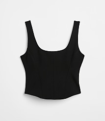 LOFT Versa Ponte Bustier Top carousel Product Image 5