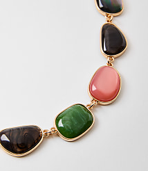 Marbleized Statement Necklace carousel Product Image 2