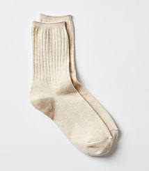 Ribbed Crew Socks carousel Product Image 1