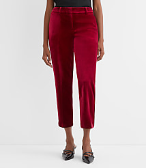 Curvy Riviera Slim Pants in Velvet carousel Product Image 1