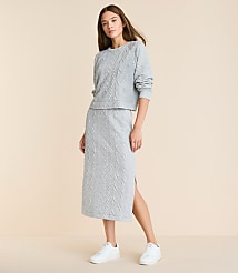 Petite Lou & Grey Alpine Quilted Midi Pocket Skirt carousel Product Image 1