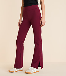 Petite Lou & Grey Cozy Fleece Back Bootcut Pants carousel Product Image 2