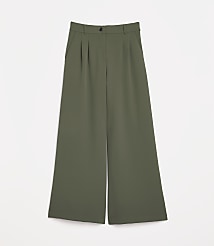 Petite LOFT Versa Crepe Drape Palazzo Pant carousel Product Image 5