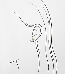 Pearlized Sparkle Stud Earring Set carousel Product Image 2