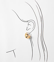 Chunky Teardrop Stud Earrings carousel Product Image 2