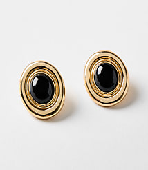 Cast Oval Stud Earrings carousel Product Image 1