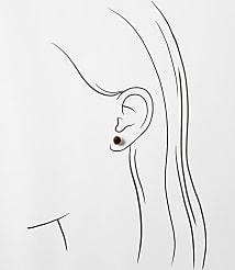 Tortoiseshell Print Stud Earring Set carousel Product Image 2