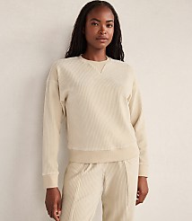 Haven Well Within Corded Velour Crewneck Pullover carousel Product Image 2