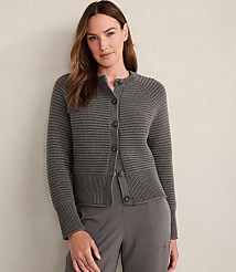 Haven Well Within Organic Cotton Horizontal Stitch Cardigan carousel Product Image 1