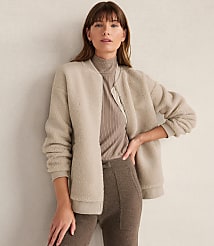 Haven Well Within Sherpa Bomber carousel Product Image 3