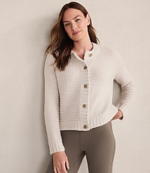 Haven Well Within Merino Wool Cashmere Link Stitch Cardigan carousel Product Image 1