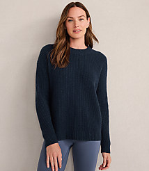 Haven Well Within Cashmere Shaker Stitch Crewneck Sweater carousel Product Image 1