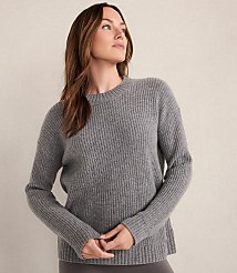 Haven Well Within Cashmere Shaker Stitch Crewneck Sweater carousel Product Image 1