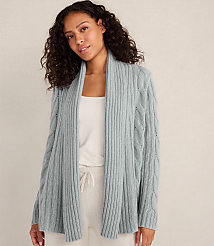 Haven Well Within Cashmere Cable Open Front Cardigan carousel Product Image 1