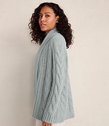 Haven Well Within Cashmere Cable Open Front Cardigan carousel Product Image 3