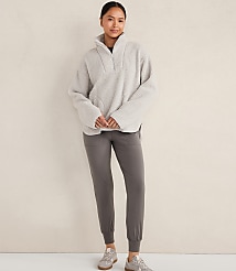 Haven Well Within Sherpa Half-Zip Mock Neck Pullover carousel Product Image 2
