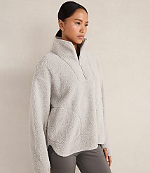 Haven Well Within Sherpa Half-Zip Mock Neck Pullover carousel Product Image 1