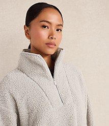 Haven Well Within Sherpa Half-Zip Mock Neck Pullover carousel Product Image 4