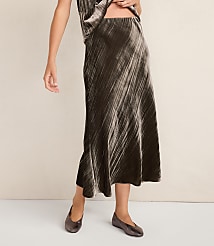 Haven Well Within Textured Velvet Maxi Skirt carousel Product Image 1