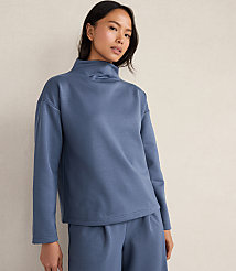 Haven Well Within Soft-Brushed Fleece Funnel Neck Pullover carousel Product Image 1