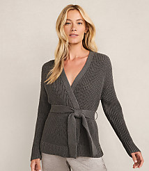 Haven Well Within Cotton Blend Lurex Belted Cardigan carousel Product Image 1