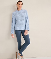 Haven Well Within Cotton Blend Horizontal Cable Sweater carousel Product Image 2