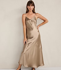 Haven Well Within Lurex Silk Slip Dress carousel Product Image 1