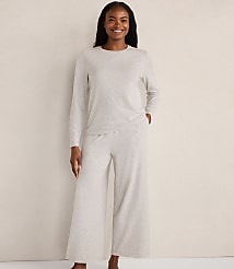 Haven Well Within Cotton Modal Brushed Jersey Wide Leg Pants carousel Product Image 2