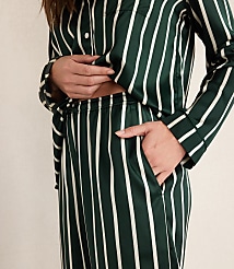 Haven Well Within Washable Silk Pinstripe Pajama Pants carousel Product Image 4