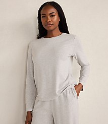 Haven Well Within Cotton Modal Brushed Jersey Crewneck carousel Product Image 1