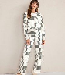 Haven Well Within Organic Cotton Jersey Stripe Pants carousel Product Image 3