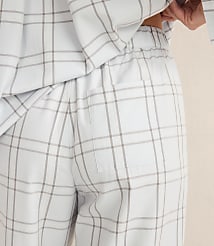 Haven Well Within Lightweight Flannel Windowpane Pajama Pants carousel Product Image 3