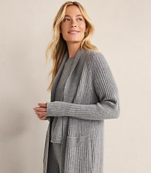 Haven Well Within Cashmere Rib Knit Duster carousel Product Image 2
