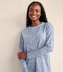 Haven Well Within Organic Cotton Jersey Bold Stripe Sleep Dress carousel Product Image 2