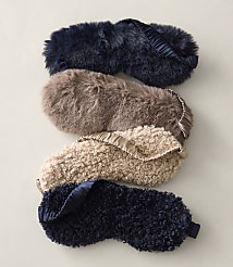 Haven Well Within Faux Fur + Silk Eye Mask carousel Product Image 2