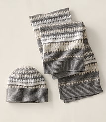 Haven Well Within Organic Cotton Blend Nostalgic Fair Isle Scarf carousel Product Image 2