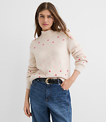 Bobble Mock Neck Sweater carousel Product Image 1
