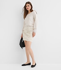 Feathered Cuff Boatneck Sweater carousel Product Image 3