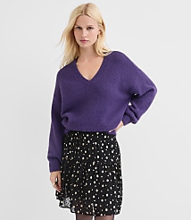 Ribtrim Relaxed V-Neck Sweater carousel Product Image 1