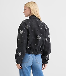 Sequin Embellished Bomber Jacket carousel Product Image 2