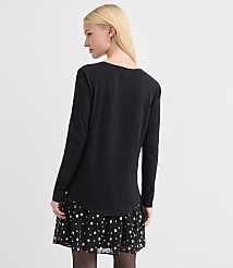 Sequin New Year Long Sleeve Everyday Tee carousel Product Image 2