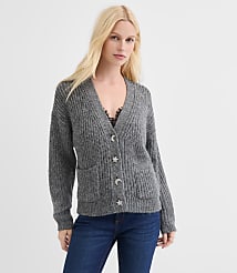 Shimmer Moon & Star Jeweled Button Cardigan carousel Product Image 4