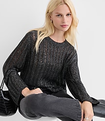 Shimmer Drop Stitched Sweater carousel Product Image 1