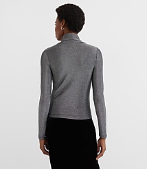 Shimmer Jersey Turtleneck Top carousel Product Image 2