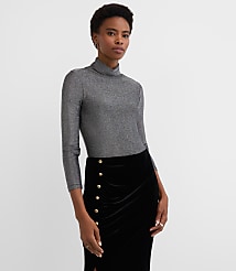 Shimmer Jersey Turtleneck Top carousel Product Image 1