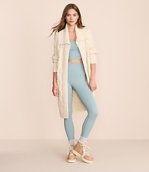 Lou & Grey Cable Maxi Open Cardigan carousel Product Image 3